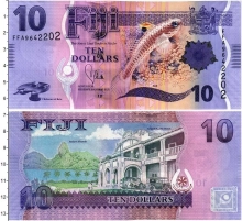 Продать Банкноты Фиджи 10 долларов 0 