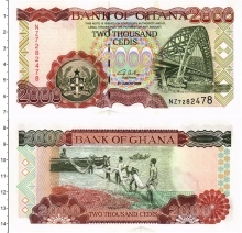 Продать Банкноты Гана 2000 седи 2006 