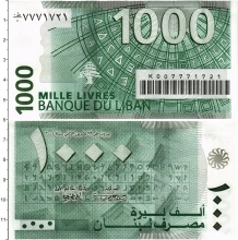 Продать Банкноты Ливан 1000 ливр 2004 