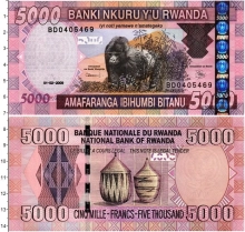 Продать Банкноты Руанда 5000 франков 2009 