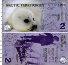 Продать Банкноты Арктика 2 доллара 2010 