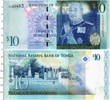 Продать Банкноты Тонга 10 панга 2008 