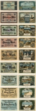 Продать Банкноты Германия : Нотгельды Мемель. Набор из 9 бон 1922 