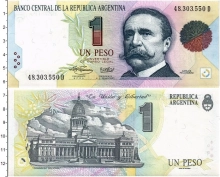Продать Банкноты Аргентина 1 песо 0 