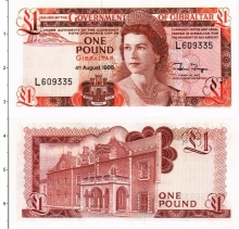Продать Банкноты Гибралтар 1 фунт 1988 
