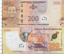 Продать Банкноты Свазиленд 200 эмаланени 2017 
