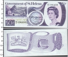 Продать Банкноты Остров Святой Елены 50 пенсов 0 