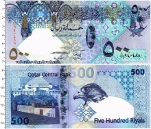 Продать Банкноты Катар 500 риалов 2007 