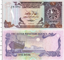Продать Банкноты Катар 1 риал 1996 