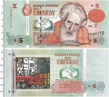 Продать Банкноты Уругвай 5 песо 1998 
