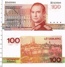 Продать Банкноты Люксембург 100 франков 1980 