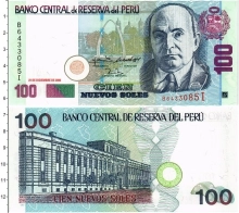 Продать Банкноты Перу 100 соль 2006 
