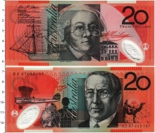 Продать Банкноты Австралия 20 долларов 0 Пластик
