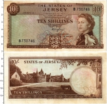 Продать Банкноты Остров Джерси 10 шиллингов 1963 
