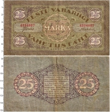 Продать Банкноты Эстония 25 марок 1922 