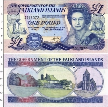 Продать Банкноты Фолклендские острова 1 фунт 1984 