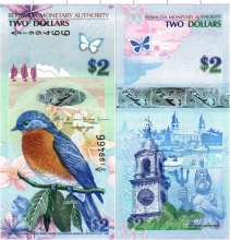 Продать Банкноты Бермудские острова 2 доллара 2009 