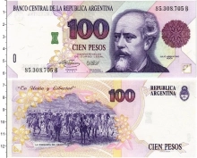 Продать Банкноты Бразилия 100 песо 1993 