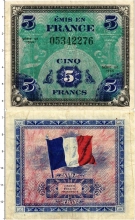 Продать Банкноты Франция 5 франков 1944 