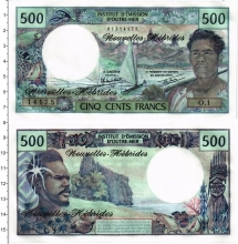 Продать Банкноты Новые Гебриды 500 франков 1979 