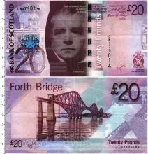 Продать Банкноты Шотландия 20 фунтов 2009 