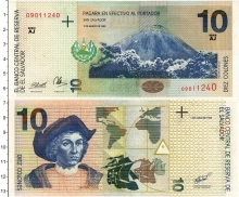 Продать Банкноты Сальвадор 10 колон 1999 