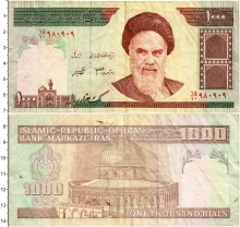 Продать Банкноты Иран 1000 риалов 0 