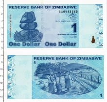 Продать Банкноты Зимбабве 1 доллар 2009 