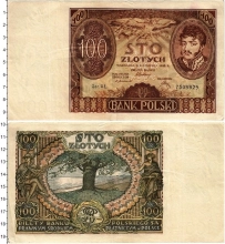 Продать Банкноты Польша 100 злотых 1932 