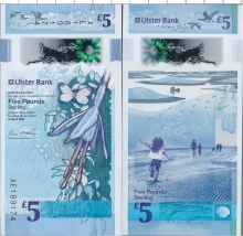 Продать Банкноты Северная Ирландия 5 фунтов 2018 Пластик