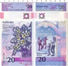 Продать Банкноты Северная Ирландия 20 фунтов 2019 Пластик