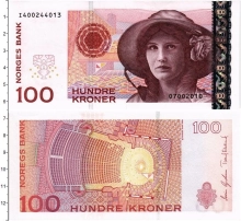 Продать Банкноты Норвегия 100 крон 1995 