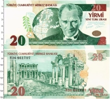 Продать Банкноты Турция 20 лир 2005 