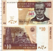 Продать Банкноты Малави 10 квач 2004 