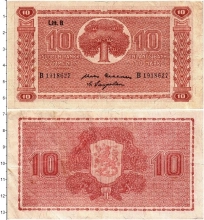 Продать Банкноты Финляндия 10 марок 1945 