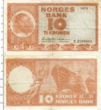 Продать Банкноты Норвегия 10 крон 1973 