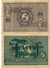 Продать Банкноты Германия 5 пфеннигов 1948 