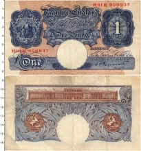Продать Банкноты Великобритания 1 фунт 1948 