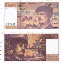 Продать Банкноты Франция 20 франков 1997 