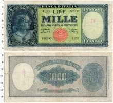Продать Банкноты Италия 1000 лир 1948 