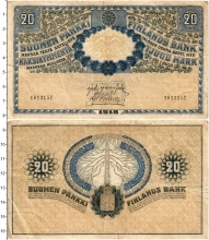Продать Банкноты Финляндия 20 марок 1918 
