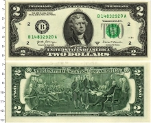 Продать Банкноты США 2 доллара 2017 