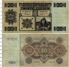 Продать Банкноты Нидерланды 20 гульденов 1926 