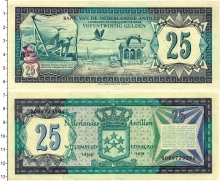 Продать Банкноты Антильские острова 25 гульденов 1979 