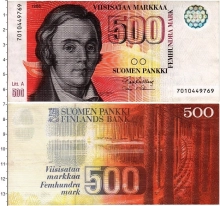 Продать Банкноты Финляндия 500 марок 1986 