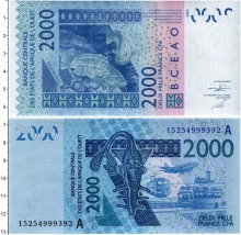 Продать Банкноты Западная Африка 2000 франков 2003 
