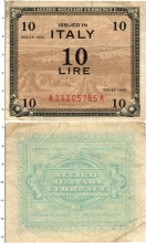 Продать Банкноты Италия 10 лир 1943 