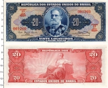 Продать Банкноты Бразилия 20 крузейро 1961 