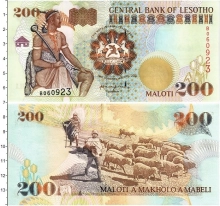 Продать Банкноты Лесото 200 малоти 2001 