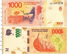 Продать Банкноты Аргентина 1000 песо 2017 